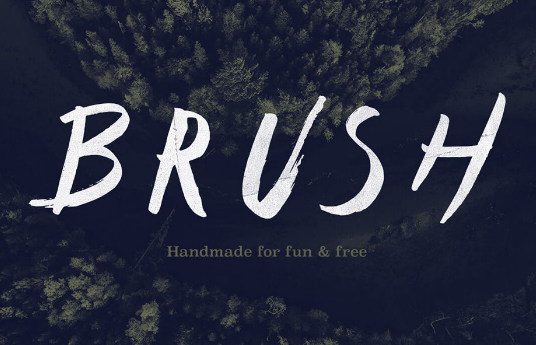 Type - Free brush font